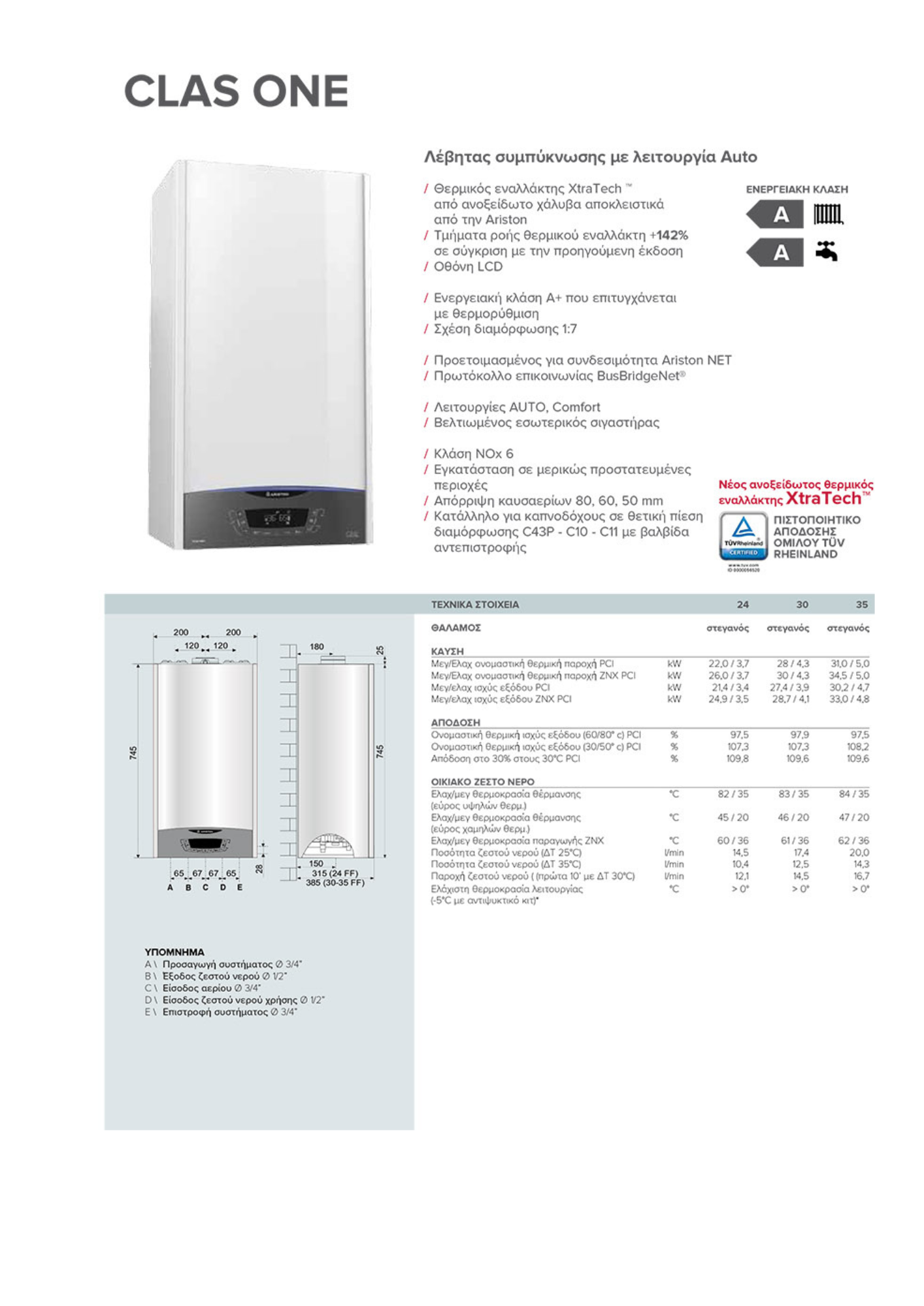 λέβητασ αερίου συμπύκνωσης,λέβητας,λέβητας αερίου,ariston,επιτοίχιος