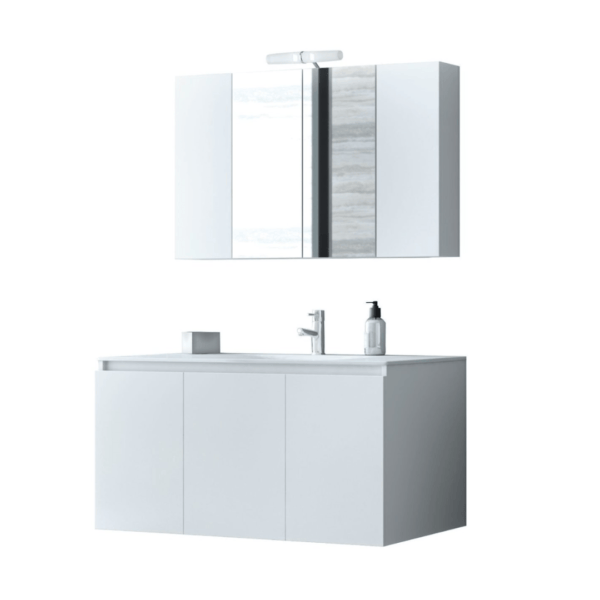 ΕΠΙΠΛΟ ΜΠΑΝΙΟΥ DROP VERONA 100 ΛΕΥΚΟ 5FVR100WH