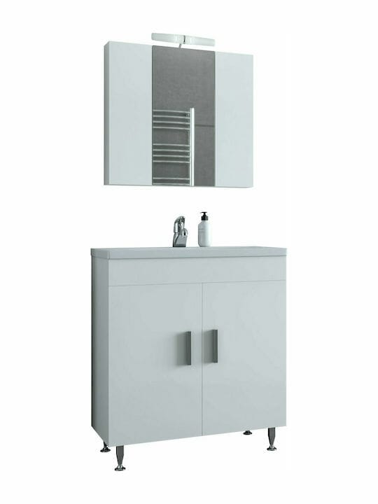 ΕΠΙΠΛΟ ΜΠΑΝΙΟΥ DROP ROMA 70 ΛΕΥΚΟ 5FRM070WH