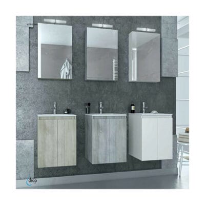 ΕΠΙΠΛΟ ΜΠΑΝΙΟΥ DROP VERONA 40 ΛΕΥΚΟ 5FVR040WH