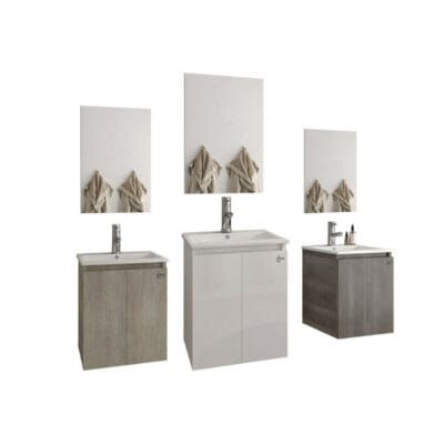 ΕΠΙΠΛΟ ΜΠΑΝΙΟΥ DROP VERONA SLIM 40 ΛΕΥΚΟ MΕ ΑΠΛΟ ΚΑΘΡΕΦΤΗ 5FVRM40WH