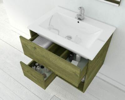 ΕΠΙΠΛΟ ΜΠΑΝΙΟΥ DROP SORRENTO 65 NATURAL WOOD ΜΕ ΒΑΣΗ, ΝΙΠΤΗΡΑ, ΦΩΤΙΖΟΜΕΝΟ LED ΚΑΘΡΕΦΤΗ ΚΑΙ ΣΤΗΛΗ 5PSO065NW | 6BAT065PC | 6KLN060LD | 5SSOR35NW