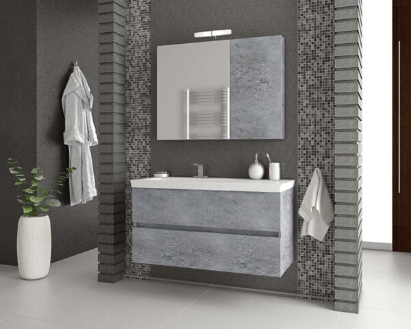 ΕΠΙΠΛΟ ΜΠΑΝΙΟΥ DROP LUXUS 100 GRANITE 5PLX100GT | 6BIS100PC | 5KLX090GT