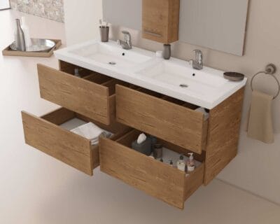ΕΠΙΠΛΟ ΜΠΑΝΙΟΥ DROP LUXUS 120 PL WOOD 5PLX120WD | 6BIS120PC | 5NLX020WD | 5KLXP45WD