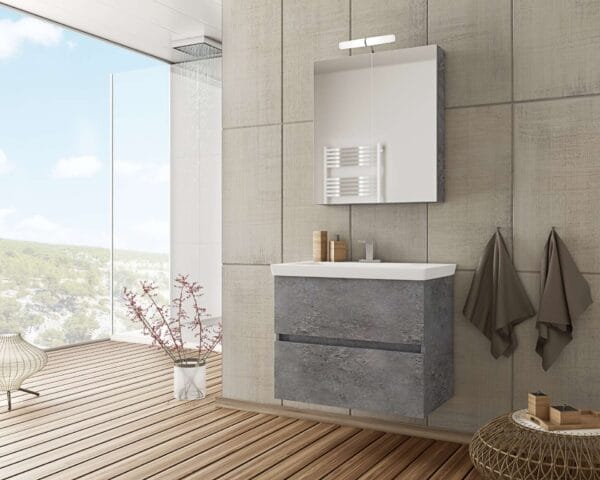 ΕΠΙΠΛΟ ΜΠΑΝΙΟΥ DROP LUXUS 70 GRANITE 5PLX070GT | 6BIS070PC | 5KLX060GT