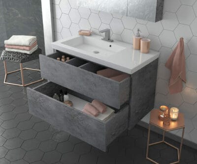 ΕΠΙΠΛΟ ΜΠΑΝΙΟΥ DROP LUXUS 85 GRANITE 5PLX085GT | 6BIS085PC | 5KLX075GT