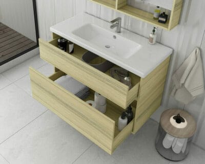ΕΠΙΠΛΟ ΜΠΑΝΙΟΥ DROP INSTINCT 100 NATURAL OAK 5PIN100NO | 6SF100PC | 5KIN100NO