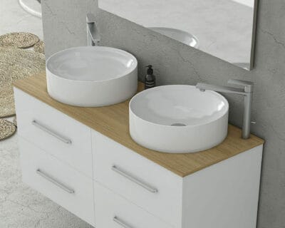 ΕΠΙΠΛΟ ΜΠΑΝΙΟΥ DROP TORINO 120 WHITE -1 5PTO60WH | 5TM4612PH | 6BTC3043P | 5KPN100MR