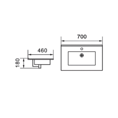 ΝΙΠΤΗΡΑΣ ΕΠΙΠΛΟΥ CRYSTAL 71*46 30-024