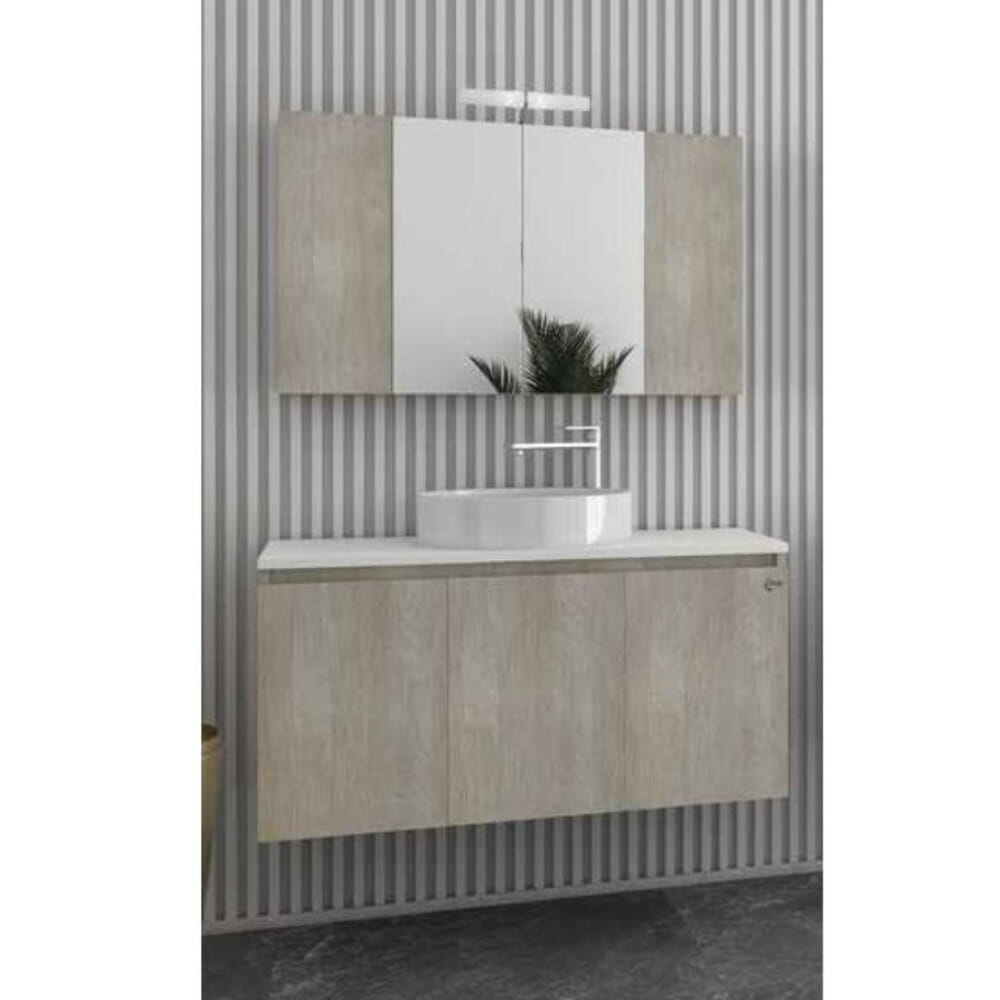 ΕΠΙΠΛΟ ΜΠΑΝΙΟΥ DROP VERONA TOP 100 ΜΠΕΖ ΜΕ ΕΠΙΚΑΘΗΜΕΝΟ ΝΙΠΤΗΡΑ 5FVRP10SL