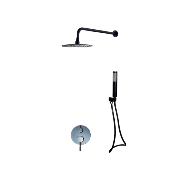 ΕΝΤΟΙΧΙΖΟΜΕΝΗ ΣΤΗΛΗ ΝΤΟΥΖ RAVELLI ROUND BLACK MAT 20-006B