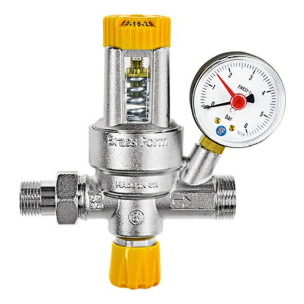 ΑΥΤΟΜΑΤΟΣ ΠΛΗΡΩΣΗΣ 1/2" ΜΕ ΜΑΝΟΜΕΤΡΟ 714 BRASS FORM