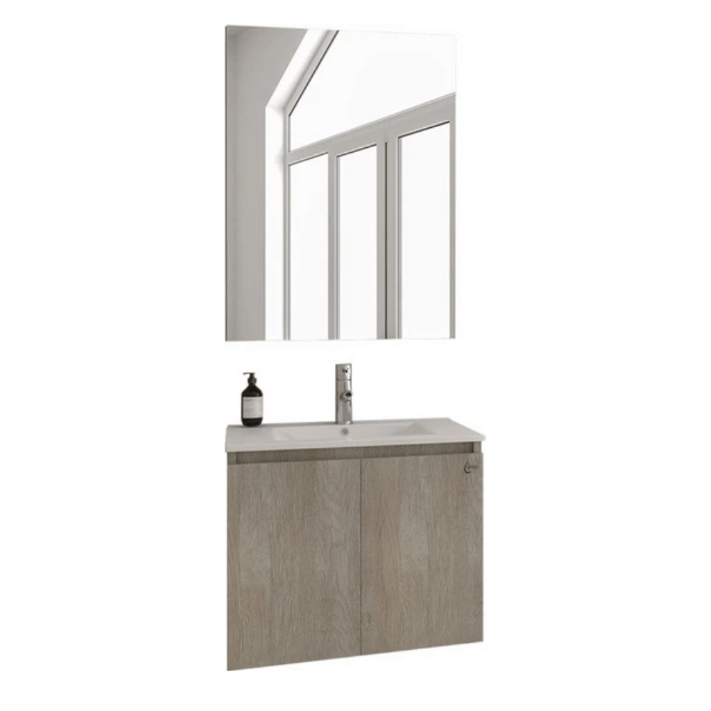 ΕΠΙΠΛΟ ΜΠΑΝΙΟΥ DROP VERONA SLIM 60 ΜΠΕΖ ΜΕ ΑΠΛΟ ΚΑΘΡΕΦΤΗ 5FVRM60SL