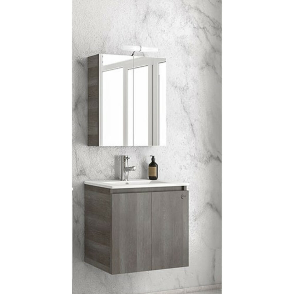 ΕΠΙΠΛΟ ΜΠΑΝΙΟΥ DROP VERONA 55 LIGHT GRIGIO 5FVR055SD