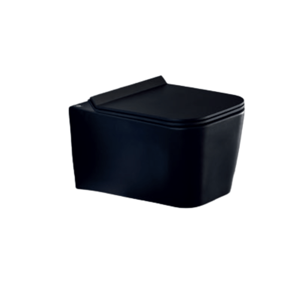 ΚΡΕΜΑΣΤΗ ΛΕΚΑΝΗ ENZO RIMLESS 55,5 εκ. BLACK MATT NZ 11500 SC-401