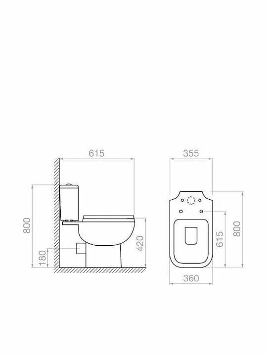 ΛΕΚΑΝΗ MARELIA PYRAMIS 023018901