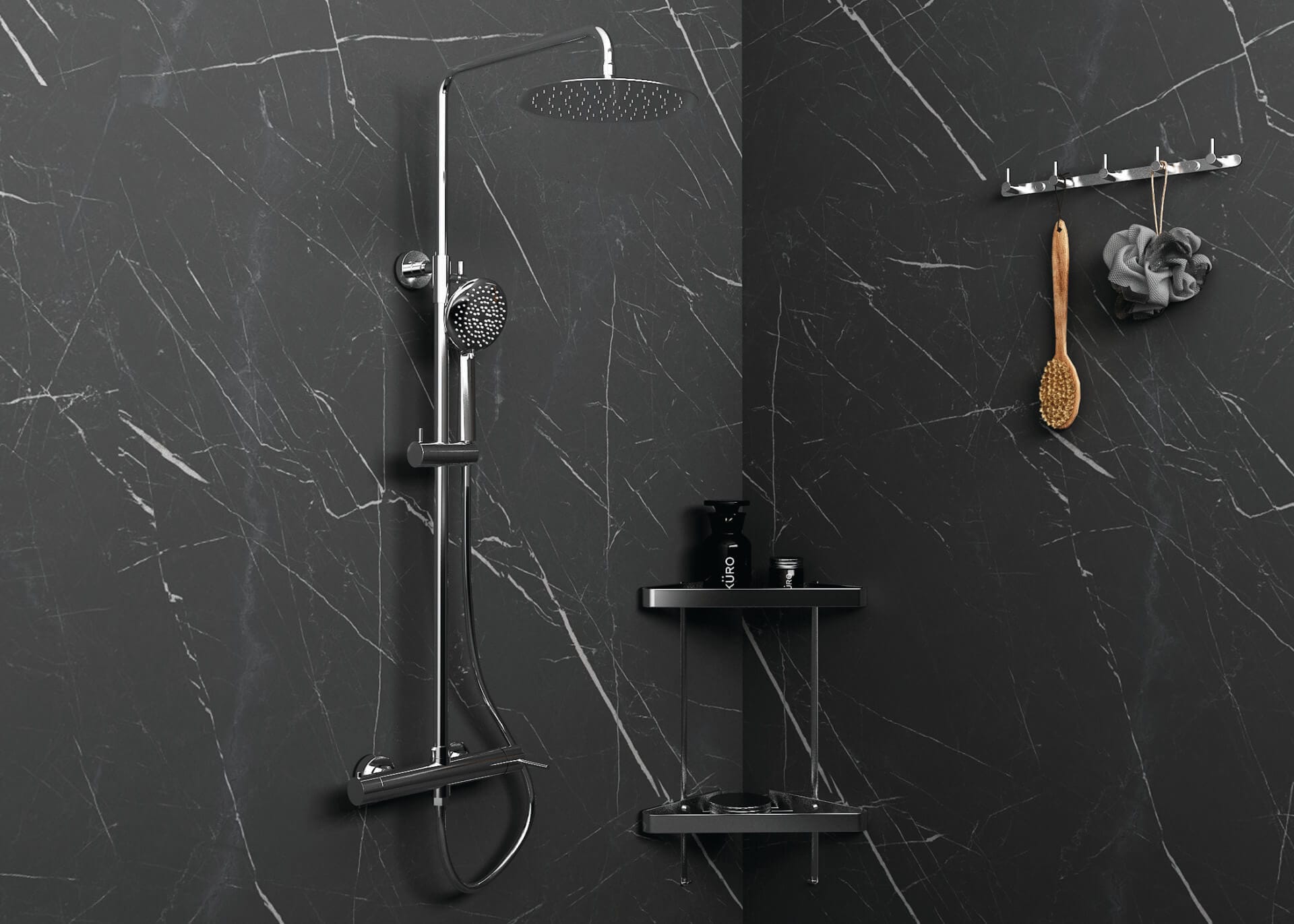 ΣΤΗΛΗ ΝΤΟΥΖ IMPERIAL COLUMN CHROME 10237 ORABELLA