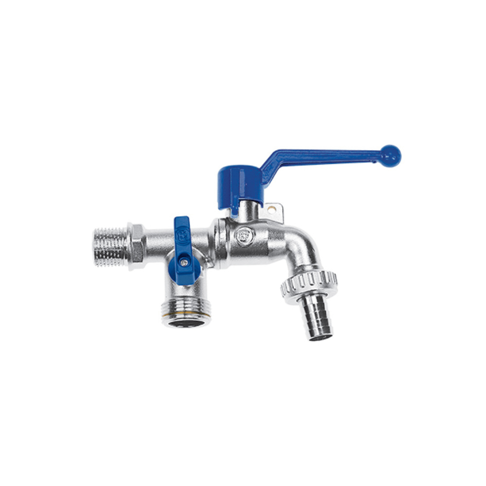 ΚΑΝΟΥΛΑ ΔΙΠΛΗΣ ΠΑΡΟΧΗΣ ΑΝΤΙΠΑΓΩΤΙΚΗ 1/2" ΜΠΛΕ ΜΕ ΥΠΟΔΟΧΗ ΓΙΑ ΛΟΥΚΕΤΟ 2553 STATUS BRASS FORM