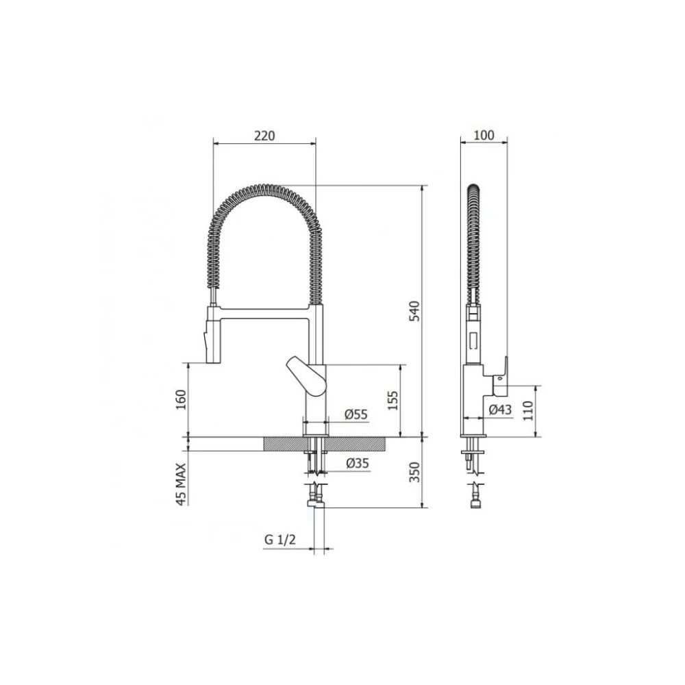 ΜΠΑΤΑΡΙΑ ΝΕΡΟΧΥΤΗ ΜΕ ΕΥΚΑΜΠΤΟ ΣΠΙΡΑΛ VELVET TEOREMA 881411