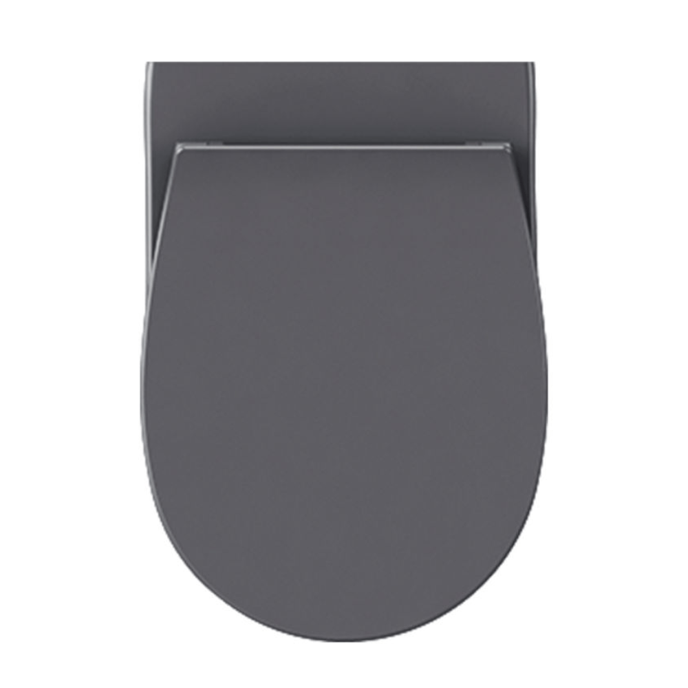 ΚΡΕΜΑΣΤΗ ΛΕΚΑΝΗ LENTA ANTHRACITE ΜΕ ΚΑΠΑΚΙ SOFT CLOSE 381600 C-421 BIANCO CERAMICA