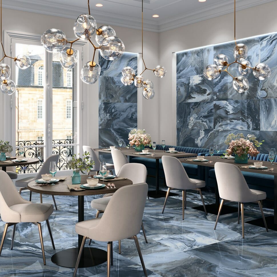 Ιδέες Διακόσμησης με Πλακάκια σε Όψη Μαρμάρου