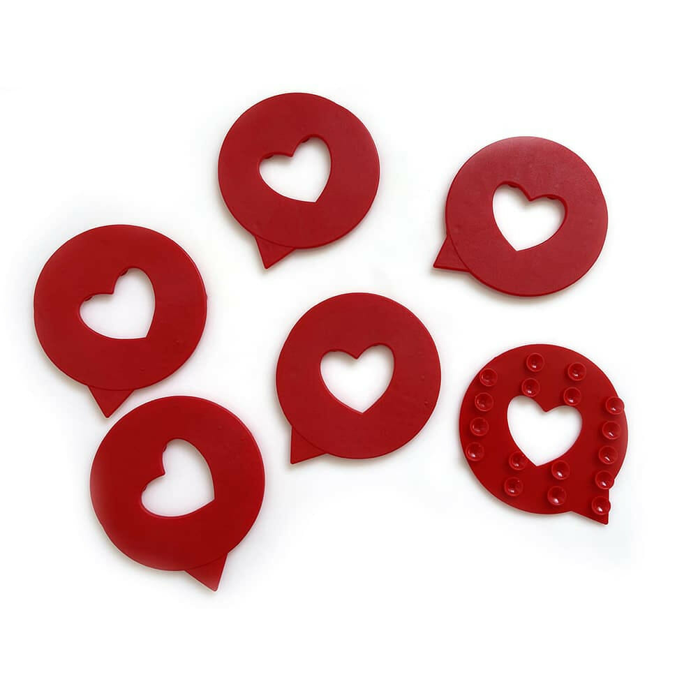 ΑΝΤΙΟΛΙΣΘΗΤΙΚΕΣ ΚΑΡΔΙΕΣ ΜΕ ΒΕΝΤΟΥΖΕΣ ΣΕΤ ΤΩΝ 6 ΤΕΜΑΧΙΩΝ 00523.001