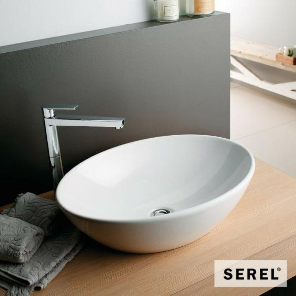 ΕΠΙΤΡΑΠΕΖΙΟΣ ΝΙΠΤΗΡΑΣ SEREL 55x41 ΛΕΥΚΟΣ CH33-300