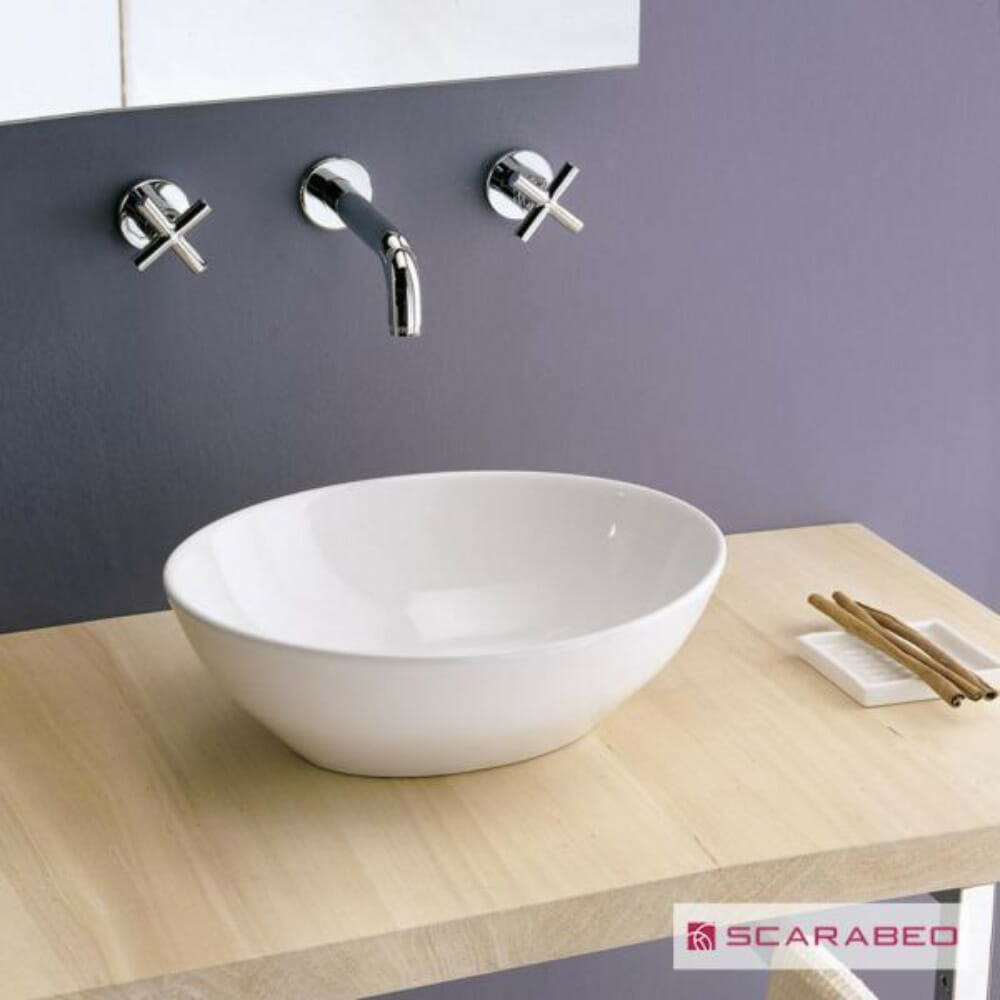 ΕΠΙΤΡΑΠΕΖΙΟΣ ΝΙΠΤΗΡΑΣ OVO SCARABEO ΛΕΥΚΟΣ 41x33,5 8011-300