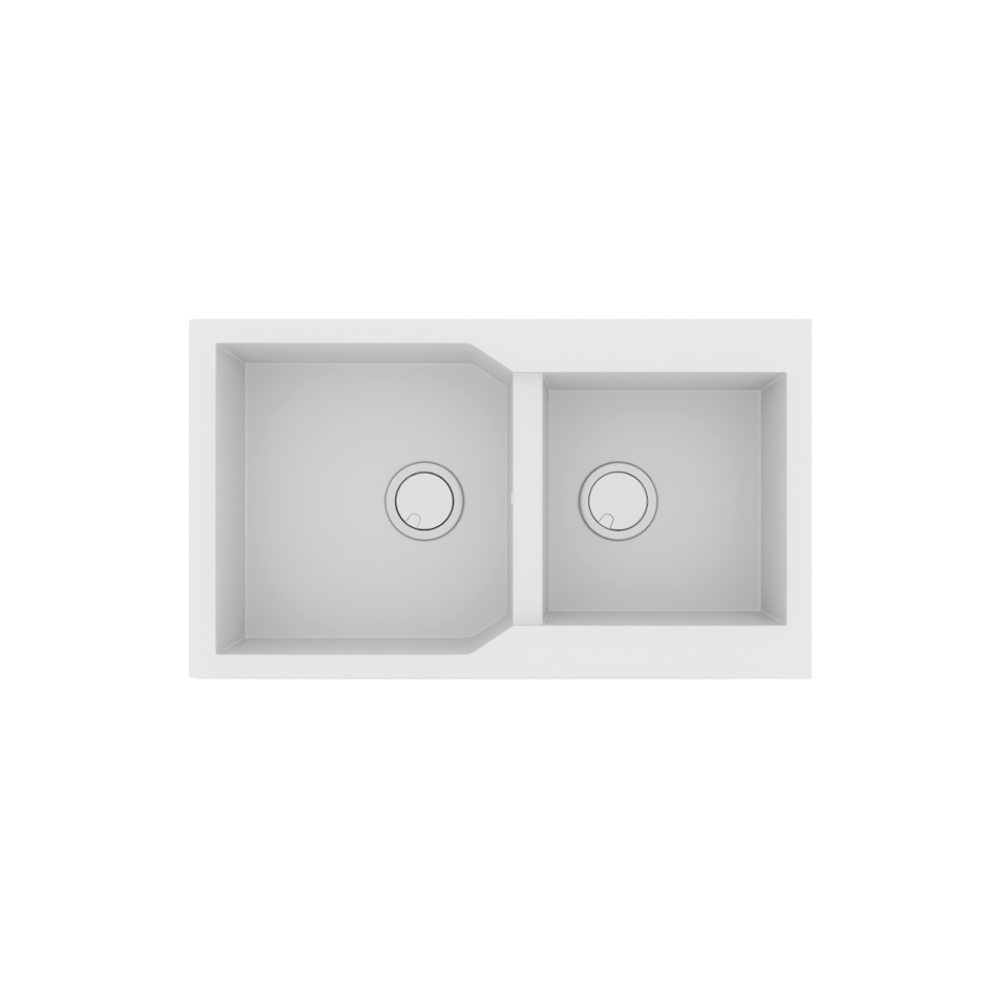 ΝΕΡΟΧΥΤΗΣ 804 ULTRA GRANITE BIANCO SANITEC 86x50cm