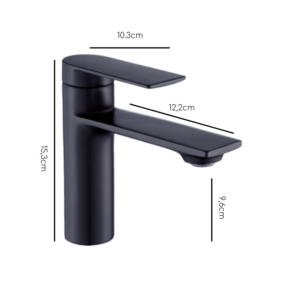 ΜΠΑΤΑΡΙΑ ΝΙΠΤΗΡΑ MINIMALISM FELICE BLACK MATE DG01810BL