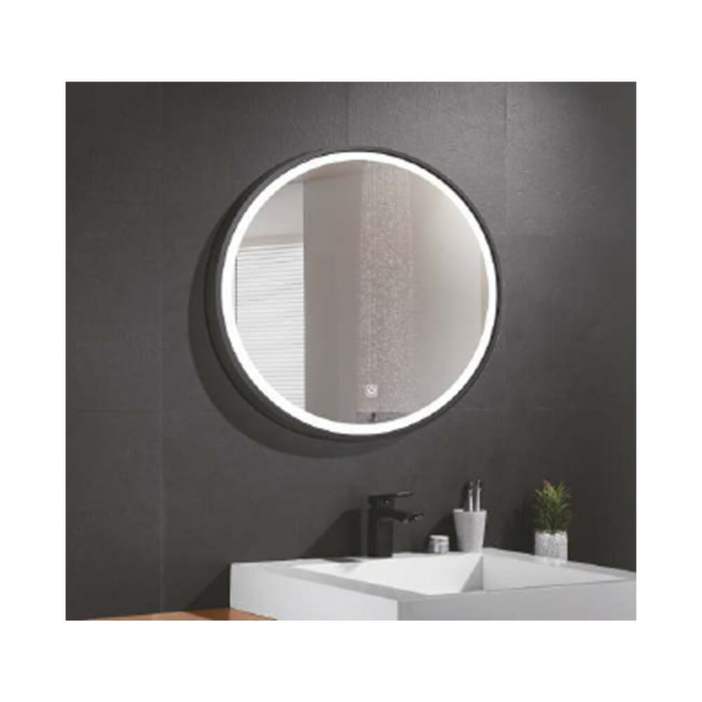 ΦΩΤΙΖΟΜΕΝΟΣ ΚΑΘΡΕΦΤΗΣ LED STANDARD ΜΕ ΜΑΥΡΟ ΠΛΑΙΣΙΟ Φ60 BRONZE ART 60Ν7-60-60