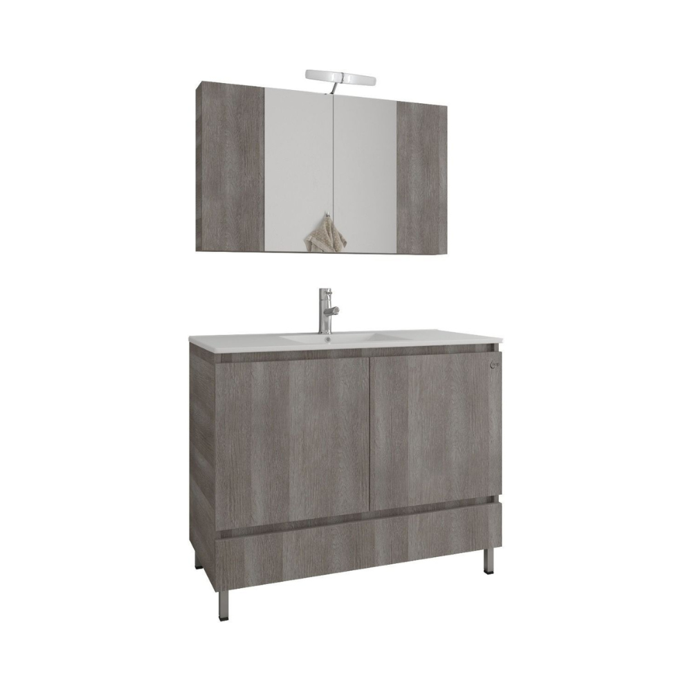 Σετ έπιπλο μπάνιου drop delta 100 5FDL100SD