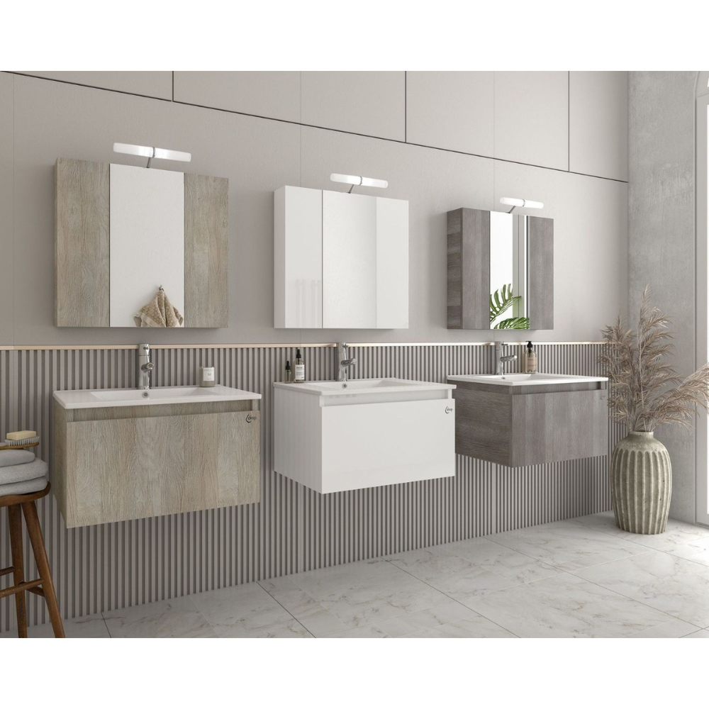 Σετ έπιπλο μπάνιου liberty light beige 5FLI060SL Drop